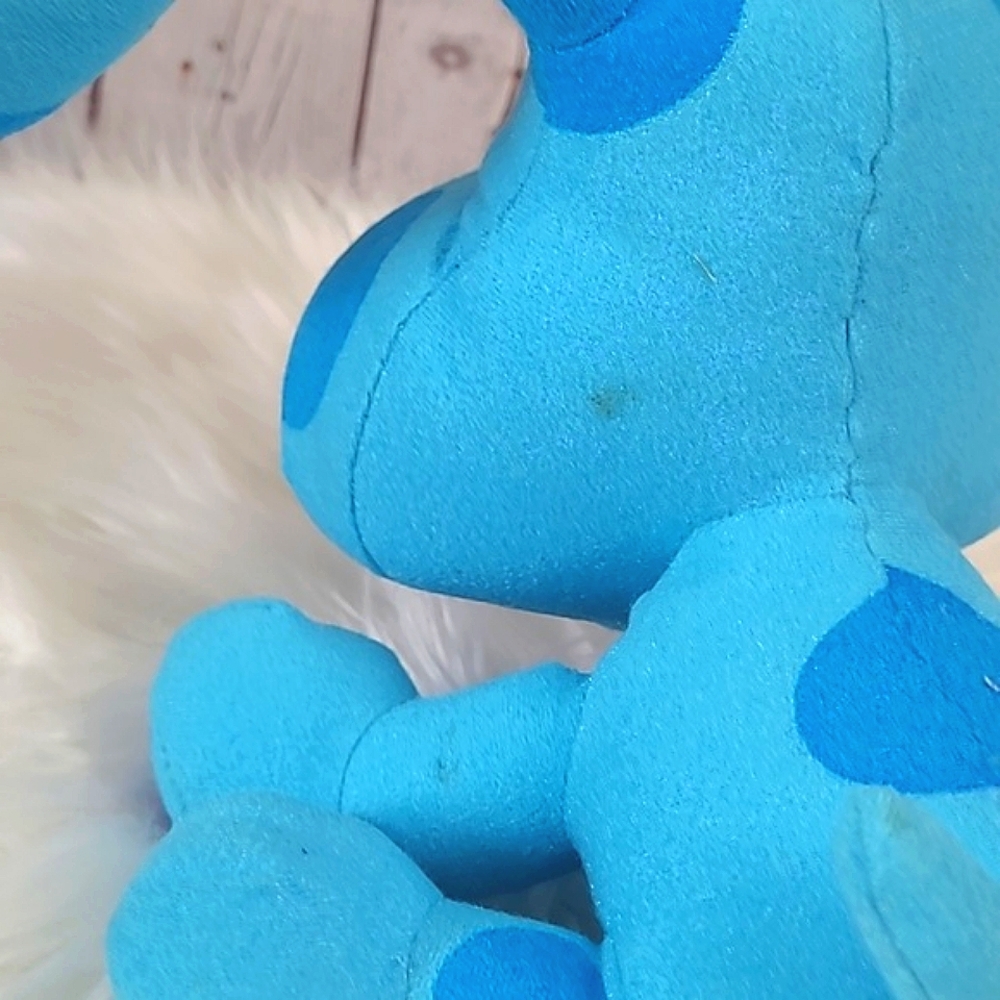 Vintage Tyco 1997 90s Mattel Blues Clues Poseable Blue Plush Stuffed Animal Nick - Picture 8 of 17